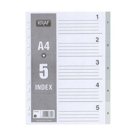 Kraf 1005 1-5 Seperatör PP Kapak Ayraç