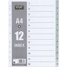 Kraf 1012 5262 1-12 Rakamlı Seperatör