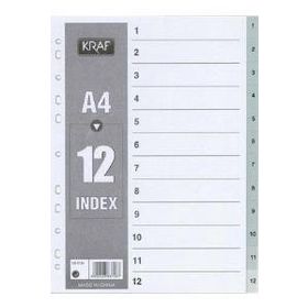 Kraf 1012 5262 1-12 Rakamlı Seperatör