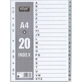 Kraf 1020 1-20 Seperatör PP Kapak Ayraç