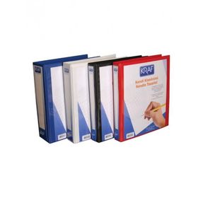 Kraf 1032 D 3 cm 2 Halka Beyaz Mekanizmalı Klasör