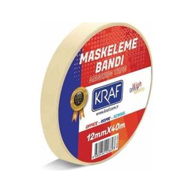 Kraf 12 mm x 40 m Maskeleme Bandı