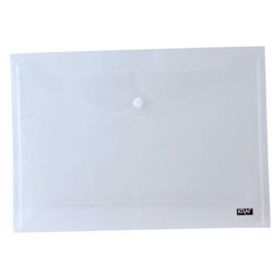 Kraf 1219 A3 Şeffaf Çıtçıtlı Dosya