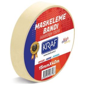 Kraf 15 mm x 40 m Maskeleme Bandı