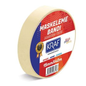Kraf 15 mm x 40 m Maskeleme Bandı