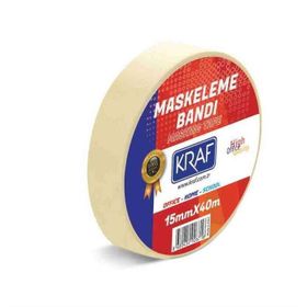 Kraf 15 mm x 40 m Maskeleme Bandı