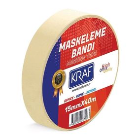 Kraf 15 mm x 40 m Maskeleme Bandı