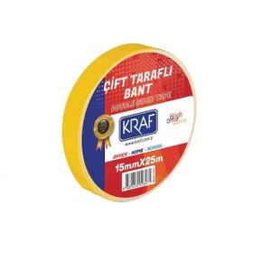 Kraf 15Mmx25 M Çift Taraflı Bant