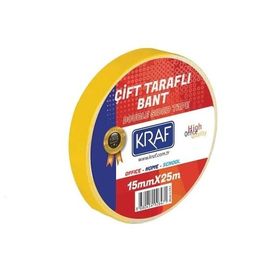 Kraf 15Mmx25 M Çift Taraflı Bant