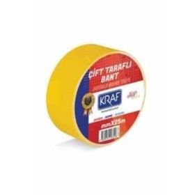 Kraf 19 mm x 25 mt Çift Taraflı Bant
