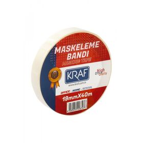 Kraf 19 mm x 40 m Maskeleme Bandı