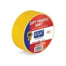 Kraf 19mmx25m Çift Taraflı Bant