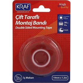 Kraf 19x1.5 m 2530 gr Çift TaraflıI İç Mekan Montaj Bandı