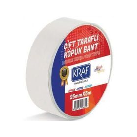 Kraf 25 mm 5 m Çift Taraflı Köpük Bant