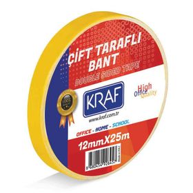 Kraf 25 mm x 25 M Çift Taraflı Bant
