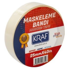 Kraf 25 mm x 40 m Maskeleme Bandı