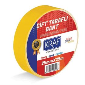 Kraf 2525G 25 x25 mm Çift Taraflı Bant
