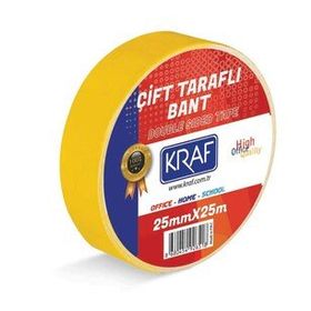 Kraf 2525G 25 x25 mm Çift Taraflı Bant