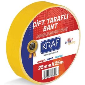 Kraf 2525G 25 x25 mm Çift Taraflı Bant