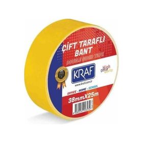 Kraf 2538G 38 mm x 25 mt Çift Taraflı Bant