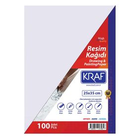 Kraf 25x35 cm 100'lü Resim Kağıdı