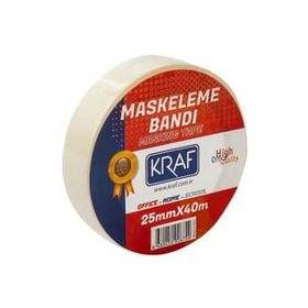 Kraf 25x40 m 4025 gr Maskeleme Bandı