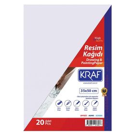 Kraf 35x50 cm 20 Adet Resim Kağıdı