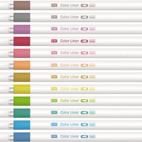 Kraf 444 12 Renk 0.5 mm Color Liner Kalem