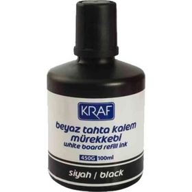 Kraf 450G Siyah 100 ml Beyaz Tahta Kalemi Mürekkebi
