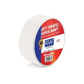 Kraf 50 mm 5 m Çift Taraflı Köpük Bant