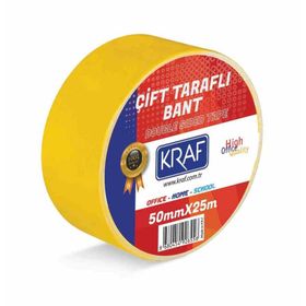 Kraf 50 mm x 25 M Çift Taraflı Bant