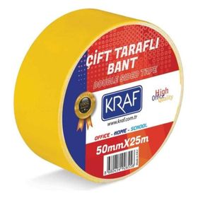 Kraf 50 mm x 25 M Çift Taraflı Bant