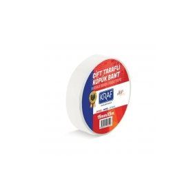 Kraf 5015G 15 mm 5 mt Çift Taraflı Köpük Bant