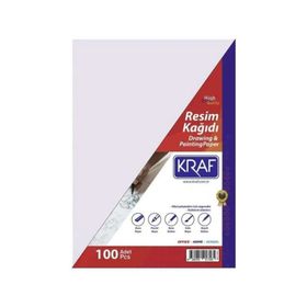 Kraf 50x70 cm 100'lü Resim Kağıdı