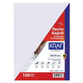Kraf 50x70 cm 100'lü Resim Kağıdı