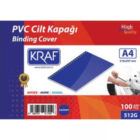 Kraf 512G 160 Mikron 100 Adet Lacivert Cilt Kapağı