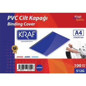 Kraf 512G 160 Mikron 100 Adet Lacivert Cilt Kapağı