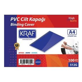 Kraf 512G 160 Mikron 100 Adet Lacivert Cilt Kapağı