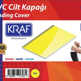 Kraf 512G 160 Mikron 100 Adet Sarı Cilt Kapağı