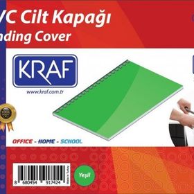 Kraf 512G 160 Mikron 100 Adet Yeşil Cilt Kapağı