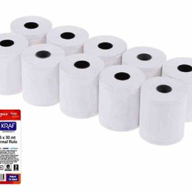 Kraf 56x30 mt 10'lu Termal Rulo