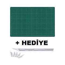 Kraf 60 x 90 cm A1 + Kretuar Hediyeli Kesim Matı Kesim Altlığı
