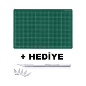 Kraf 60 x 90 cm A1 + Kretuar Hediyeli Kesim Matı Kesim Altlığı