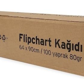 Kraf 702 gr Rulo 64x90 cm 100 Yaprak Flipchart Kağıdı