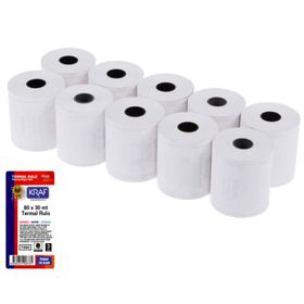 Kraf 80x30 cm 10'lu Termal Rulo