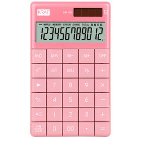 Kraf HM-180 PK Pembe 12 Hane Masaüstü Hesap Makinesi