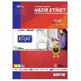 Kraf KF-2002 199.6x143.5 mm Lazer Etiker
