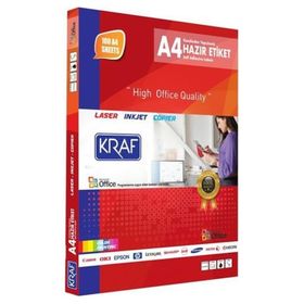 Kraf KF-2116CD 116x41 mm Lazer Etiket