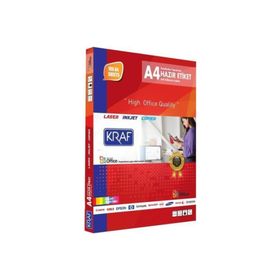 Kraf KF-2408 105x72 mm Lazer Etiket