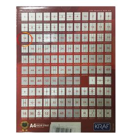 Kraf KF-2514 105x38 mm Lazer Etiket